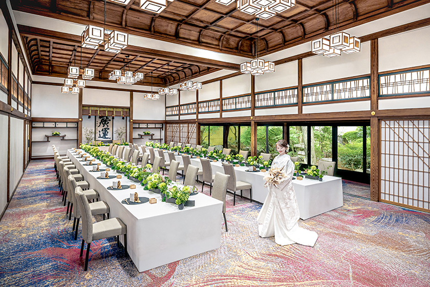 2025年10月誕生<br>庭園付会場「鶴の間」